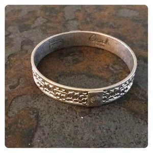 Silver Coach bangle